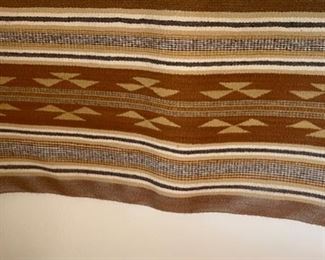 Navajo Rug Louise Benally Crystal Vegetable Dye	60x40.75in	HxWxD
