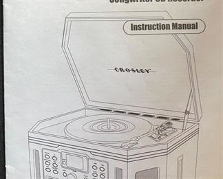 Crosley Songwriter CD Recorder CR248	10x17.5x14.5in	HxWxD
