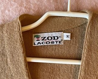 Izod Lacoste Wool Cardigan	Med	

