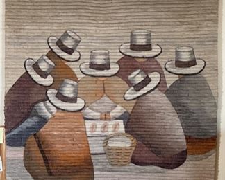 Peruvian Rug Textile Raquel's Collection Peru Wool Rug	41x40in	
