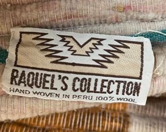 Peruvian Rug Textile Raquel's Collection Peru Wool Rug	41x40in	
