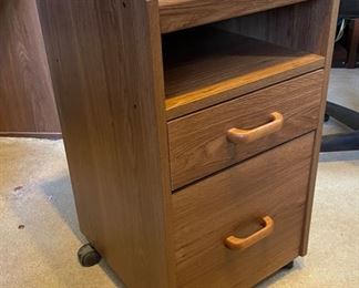 2-Drawer Rolling Office Cabinet	26x14x16.5in	HxWxD
