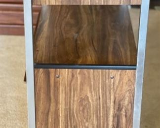 Faux Walnut Kitchen Cart	31x28x15.5in	HxWxD
