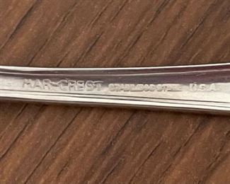 MCM Atomic Burst Mar-Crest Flatware PARTIAL Set 35 piece		
