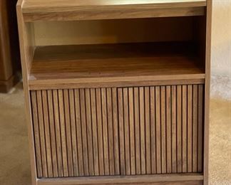 Faux Walnut Rolling AV Cart	29x23.5x13	HxWxD
