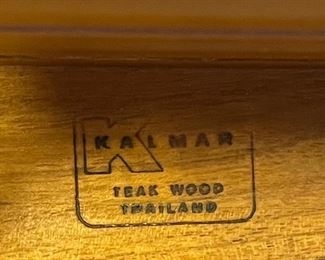 MCM Kalmar Teak Record Album Rack	13x16x10.5in	HxWxD
