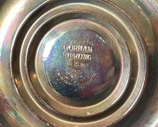 #2 Gorham Sterling WEIGHTED Candle Holders PAIR	4in H x 4in Diameter	
