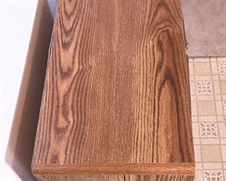Large Faux Walnut AV Cabinet	29.5x23.5x12in	HxWxD
