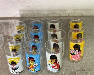 Set of 15 DeGrazia Glasses	5 5/8 x 2 7/8in	

