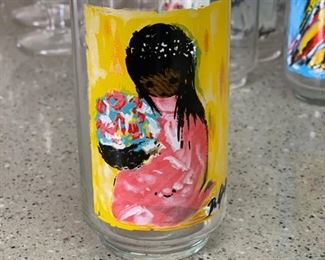 Set of 15 DeGrazia Glasses	5 5/8 x 2 7/8in	
