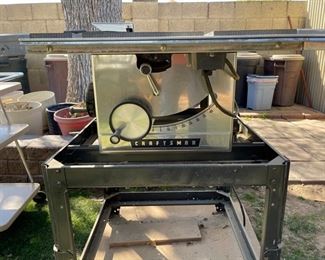 Craftsman 10in Vintage Table-saw 113 29903	37x40x40in	HxWxD
