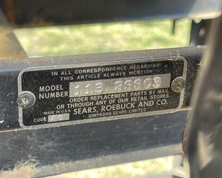 Craftsman 10in Vintage Table-saw 113 29903	37x40x40in	HxWxD
