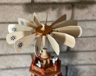 Lillian Vernon Christmas Nativity Carousel Wood in Box	18in H	
