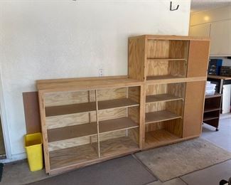 Custom Made Garage Shelf unit	68x104x19in	HxWxD
