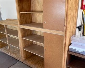 Custom Made Garage Shelf unit	68x104x19in	HxWxD
