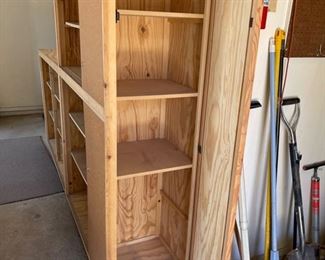 Custom Made Garage Shelf unit	68x104x19in	HxWxD
