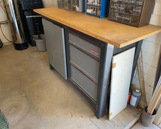 Craftsman Garage Work Table.	33x54x20in	HxWxD
