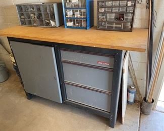 Craftsman Garage Work Table.	33x54x20in	HxWxD
