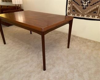 MCM Vejle Stole Danish Modern Rosewood Draw Leaf Expanding Dining Table Mobelfabrik	28.5 in H x 35in W x54.5 to 94 in long
