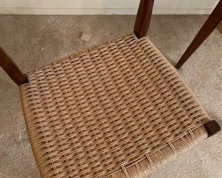 6pc MCM Niels Moller Svegards  Markaryd Teak Wood Chairs Scandinavian	30in.x16in.x18in	HxWxD
