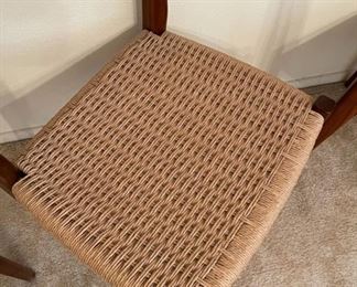 6pc MCM Niels Moller Svegards  Markaryd Teak Wood Chairs Scandinavian	30in.x16in.x18in	HxWxD
