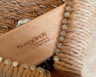 6pc MCM Niels Moller Svegards  Markaryd Teak Wood Chairs Scandinavian	30in.x16in.x18in	HxWxD
