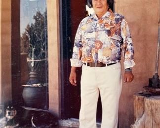 Authentic Hopi Charles Loloma Multistone Silver Ring Native American	SZ: 6.5	
