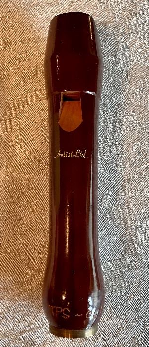 #79- $36 Lot of two wood flutes 		