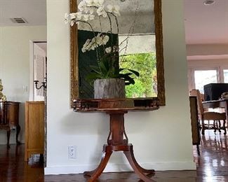 Antique Mirror and Table