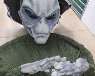 Giant 12 Foot Hanging Alien Creature (Foam Over Latex) - $125