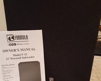 BIC Model F-12 powered subwoofer