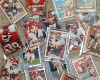 Kansas City Chiefs collector cards (most from the early 1990's)