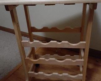Wood wine rack