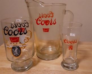 Vintage Coors glasses