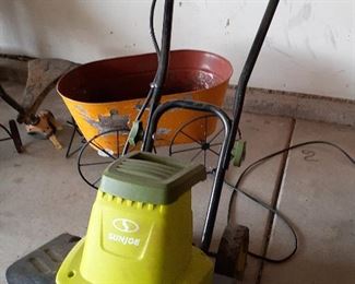 One season used Sunjoe electric rototiller