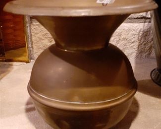 Vintage brass spitoon