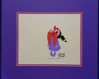 Production animation cel, Yosemite Sam signed by Chuck Jones