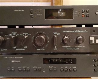 NAD Stero Tuner, Threshold pre-amp, and NAD A/V sorround Sound Processor