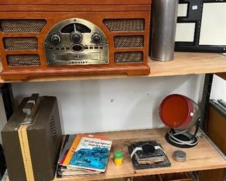 Crosley stereo, more photographic items.