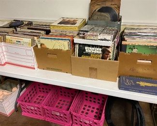 Hundreds of LPs.
