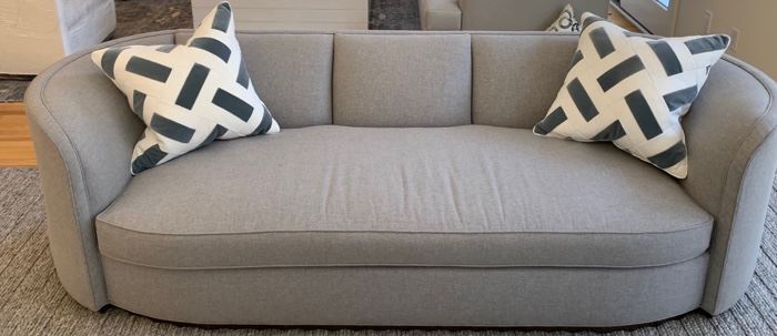 25. Kravet Custom Sofa (98" x 29") 27.5")