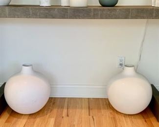 28. Creative Metal & Wood L-Shaped Console Table.   