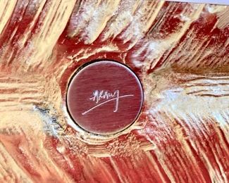 37. Michael Aram Banana Leaf Gold Platter (28" x 10")