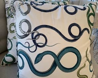 Pair of Custom Pillows to match Curtains