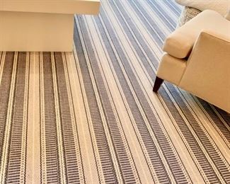 131. Prestige Mills Custom Blue and Gray Rug (15' x 15')