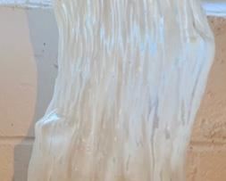 2' Tall Tree Shape Blown Glass Vase