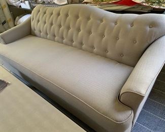 105. Lexington Tufted Back Sofa (85" x 42" x 36")