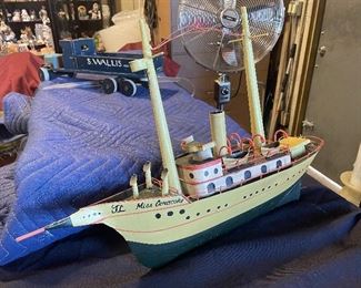 An antique tin toy from Presley estate.