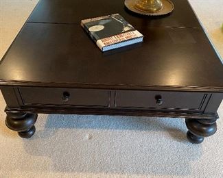 Paula Deen Home lift-top coffee table. Bring your coffee and cookies to YOU while relaxing on your sofa. Great for guests! 