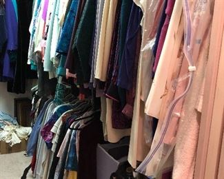 Women’s clothing ranging in size from medium to 2XL